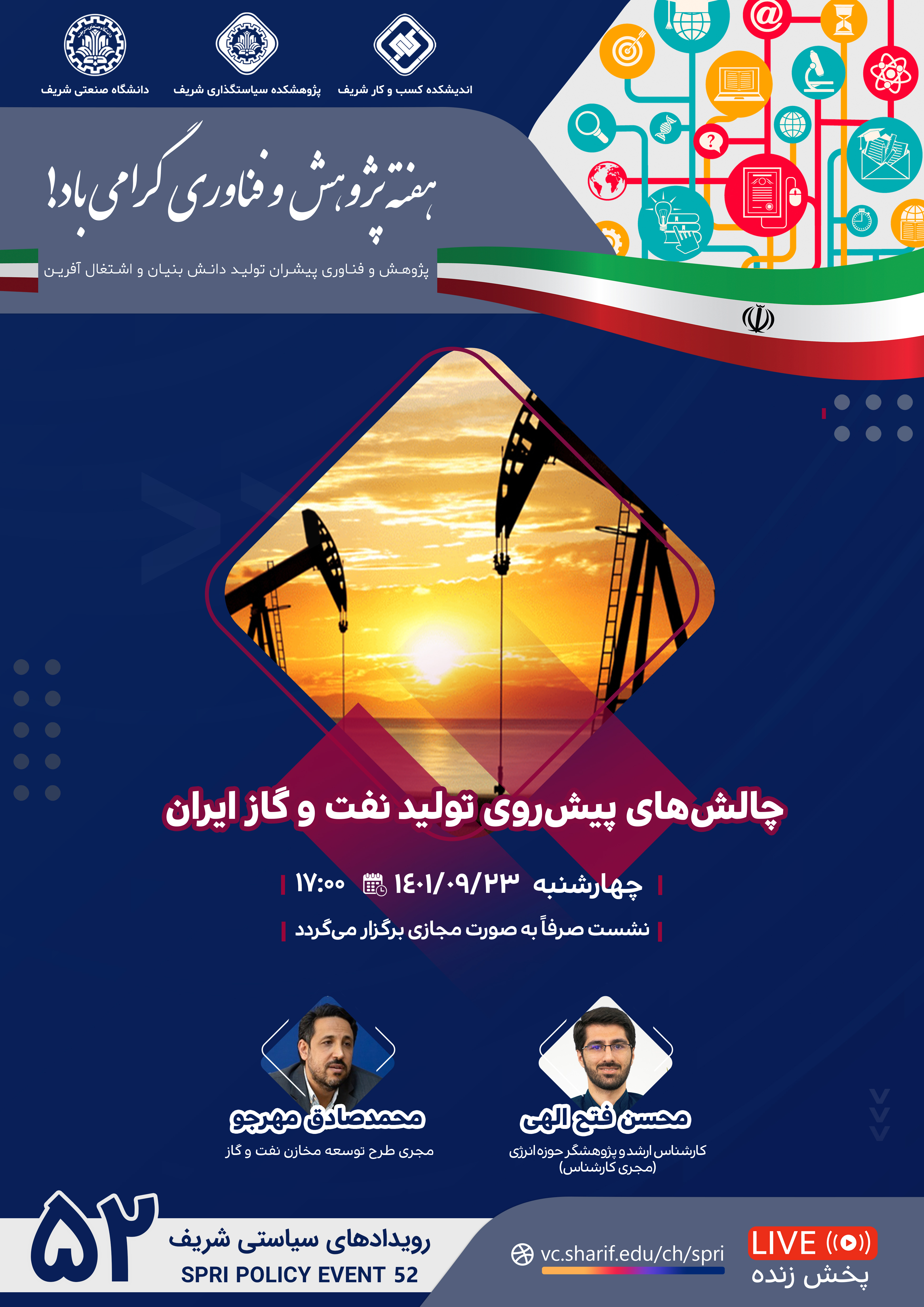 چالش های پیش روی تولید نفت و گاز ایران