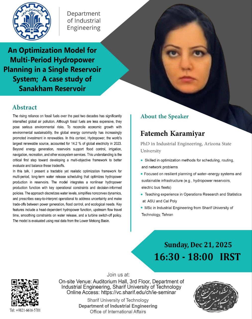 An Optimization Model for Multi-Period Hydropower Planning in a Single Reservoir System; A case study of Sanakham Reservoir